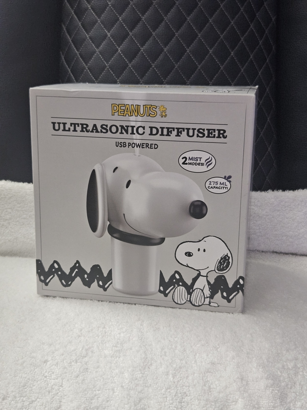 Peanuts Snoopy Ultrasonic Diffuser USB Powered 275ml Cool Mist Humidifier